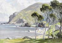 MURLOUGH BAY, COUNTY ANTRIM by Frank McKelvey RHA RUA at Ross's Online Art Auctions