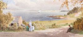 HELEN'S BAY, COUNTY DOWN by Joseph William Carey RUA at Ross's Online Art Auctions