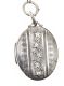 VICTORIAN SILVER COLLAR AND LOCKET at Ross's Online Art Auctions