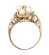 14CT GOLD DIAMOND AND PEARL RING at Ross's Online Art Auctions