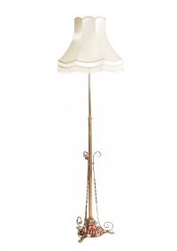 STANDARD LAMP & SHADE at Ross's Online Art Auctions