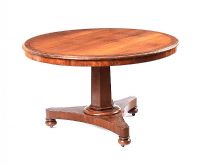 WILLIAM IV MAHOGANY BREAKFAST TABLE at Ross's Online Art Auctions