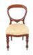 SET OF SIX VICTORIAN BUTTON BACK DINING ROOM CHAIRS at Ross's Online Art Auctions