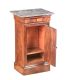 VICTORIAN MAHOGANY MARBLE TOP PEDESTAL at Ross's Online Art Auctions