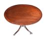 PAIR OF MAHOGANY OVAL LAMP TABLES at Ross's Online Art Auctions