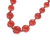 CARNELIAN BEADED NECKLACE at Ross's Online Art Auctions