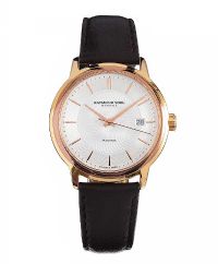 RAYMOND WEIL ROSE-GOLD-PLATED STAINLESS STEEL UNISEX WRIST WATCH at Ross's Online Art Auctions