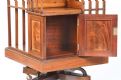EDWARDIAN INLAID MAHOGANY REVOLVING BOOKCASE at Ross's Online Art Auctions