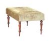 LARGE UPHOLSTERED STOOL at Ross's Online Art Auctions
