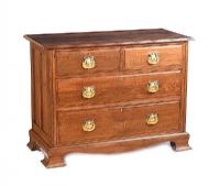 ARTS AND CRAFTS OAK CHEST OF DRAWERS at Ross's Online Art Auctions