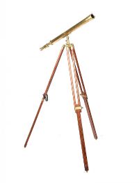 REPRODUCTION BRASS TELESCOPE at Ross's Online Art Auctions