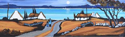 TOWARDS MOONLIGHT BAY by J.P. Rooney at Ross's Online Art Auctions