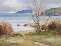 CUSHENDUN BAY, COUNTY ANTRIM by Maurice Canning Wilks ARHA RUA at Ross's Online Art Auctions