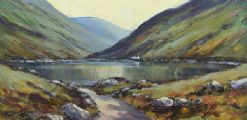 DOO LOUGH, COUNTY MAYO by Nigel Allison at Ross's Online Art Auctions