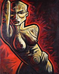 NUDE by Terry Bradley at Ross's Online Art Auctions