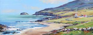 MALIN HEAD, DONEGAL by Nigel Allison at Ross's Online Art Auctions