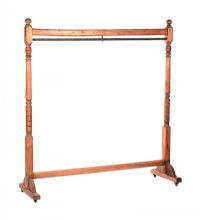 VICTORIAN PINE CLOTHES RAIL at Ross's Online Art Auctions