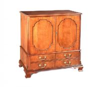 MAHOGANY TWO DOOR CABINET at Ross's Online Art Auctions