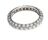 TIFFANY & CO. 18CT WHITE GOLD FULL ETERNITY RING at Ross's Online Art Auctions