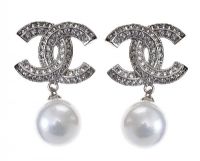COSTUME EARRINGS IN THE STYLE OF CHANEL at Ross's Online Art Auctions