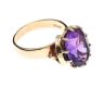 9CT GOLD RING SET WITH AMETHYST at Ross's Online Art Auctions