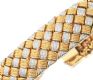 COSTUME BRACELET IN A WOVEN RETRO STYLE at Ross's Online Art Auctions