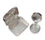 TWO SILVER PILL BOXES at Ross's Online Art Auctions