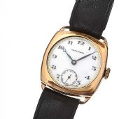VINTAGE CRAFTSMAN 9CT PLATED GOLD-CASED GENT'S WRIST WATCH at Ross's Online Art Auctions