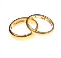 TWO GOLD RINGS at Ross's Online Art Auctions