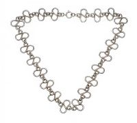 SILVER FANCY-LINK NECKLACE at Ross's Online Art Auctions