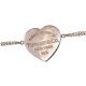 TIFFANY & CO STERLING SILVER HEART BRACELET WITH POUCH at Ross's Online Art Auctions