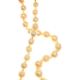 STRAND OF CULTURED PEARLS WITH 9CT GOLD GARNET AND PEARL CLASP at Ross's Online Art Auctions
