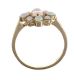 9CT GOLD OPAL CLUSTER RING at Ross's Online Art Auctions