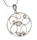 TWO STERLING SILVER PENDANTS AND CHAINS at Ross's Online Art Auctions