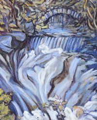 THE WATERFALL by Grace Henry HRHA at Ross's Online Art Auctions