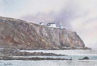 LIGHTHOUSE AT BLACKROCK by Paul Holmes at Ross's Online Art Auctions