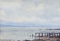 THE PIER AT HOLYWOOD by Frank Murphy at Ross's Online Art Auctions