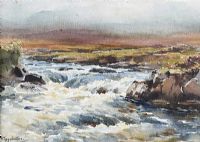 ON THE TUMMEL by Wycliffe Egginton RI RCA at Ross's Online Art Auctions