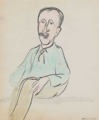 STUDY OF GERARD DILLON by Arthur Armstrong RHA at Ross's Online Art Auctions