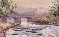 THE MARGY BRIDGE, BALLYCASTLE by Samuel McLarnon UWS at Ross's Online Art Auctions