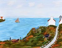 WATCHING THE SAIL by Eimear Gilleece at Ross's Online Art Auctions
