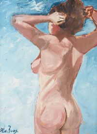 FEMALE NUDE STUDY by Alan Beers at Ross's Online Art Auctions