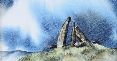 STANDING STONES, DONEGAL by George A. Gourley at Ross's Online Art Auctions