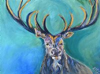 THE GILDED STAG by Eileen McKeown at Ross's Online Art Auctions