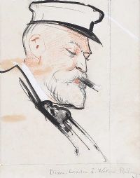 SEA CAPTAIN by Sir Robert Ponsonby Staples Bt RBS at Ross's Online Art Auctions
