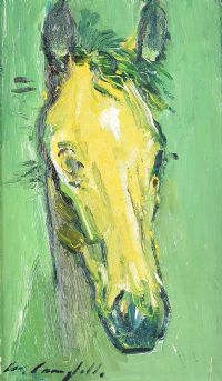 THE YELLOW COLT by Con Campbell at Ross's Online Art Auctions