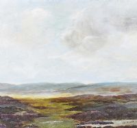 HEATHER ON THE BOG by Helen Harper at Ross's Online Art Auctions