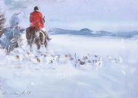 THE HUNT by Con Campbell at Ross's Online Art Auctions