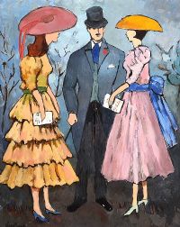 RACE DAY by Gladys Maccabe HRUA at Ross's Online Art Auctions