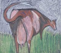 COW by Sian Maxwell at Ross's Online Art Auctions